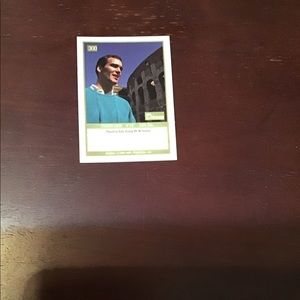 Danny Ferry error card with green tint.